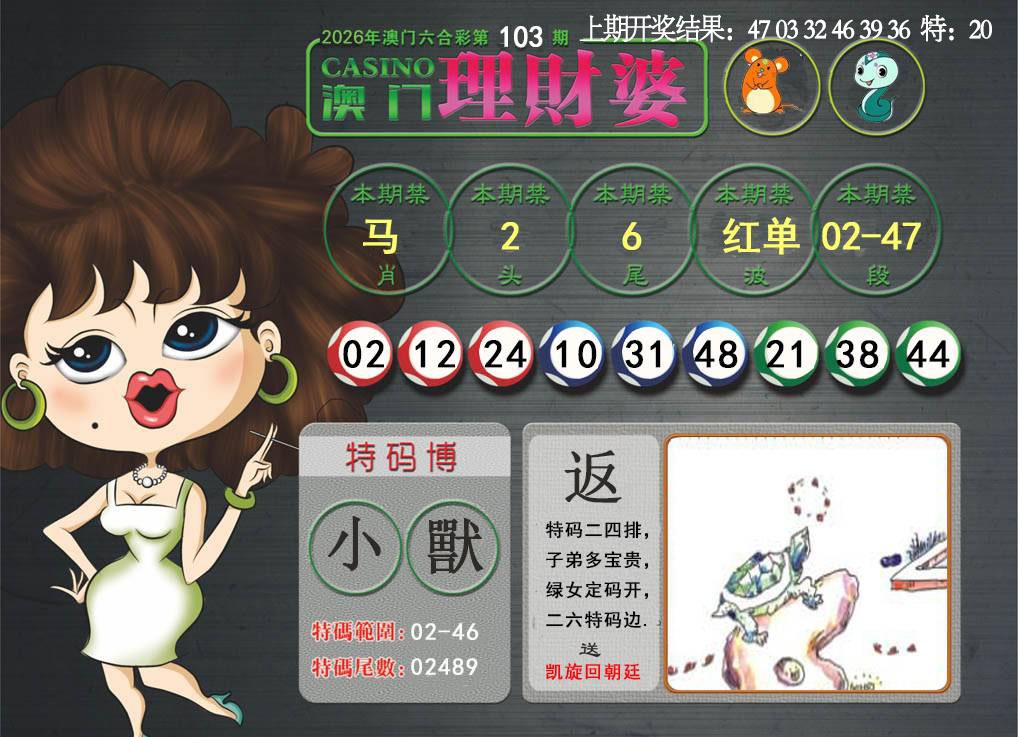 103期澳门理财婆[图]